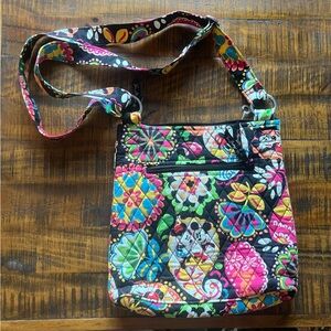 Vera Bradley X Disney Parks Midnight With Mickey Hipster/ Crossbody Bag